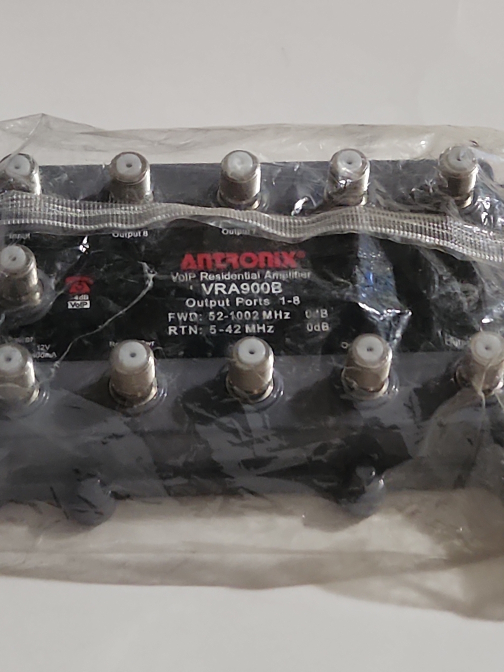 Antronix VRA900B VoIP Residential Amplifier 8-Port Cable TV Signal Booster Only